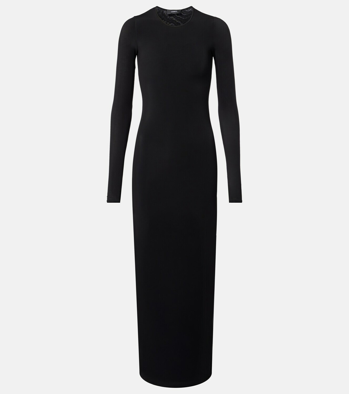 Wardrobe.NYC Semi-sheer jersey midi dress