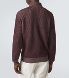 Brunello Cucinelli Ribbed-knit cashmere zip-up cardigan