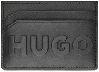 Hugo Black Leather Card Holder