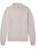 Ghiaia Cashmere - Cashmere Mock-Neck Sweater - Neutrals