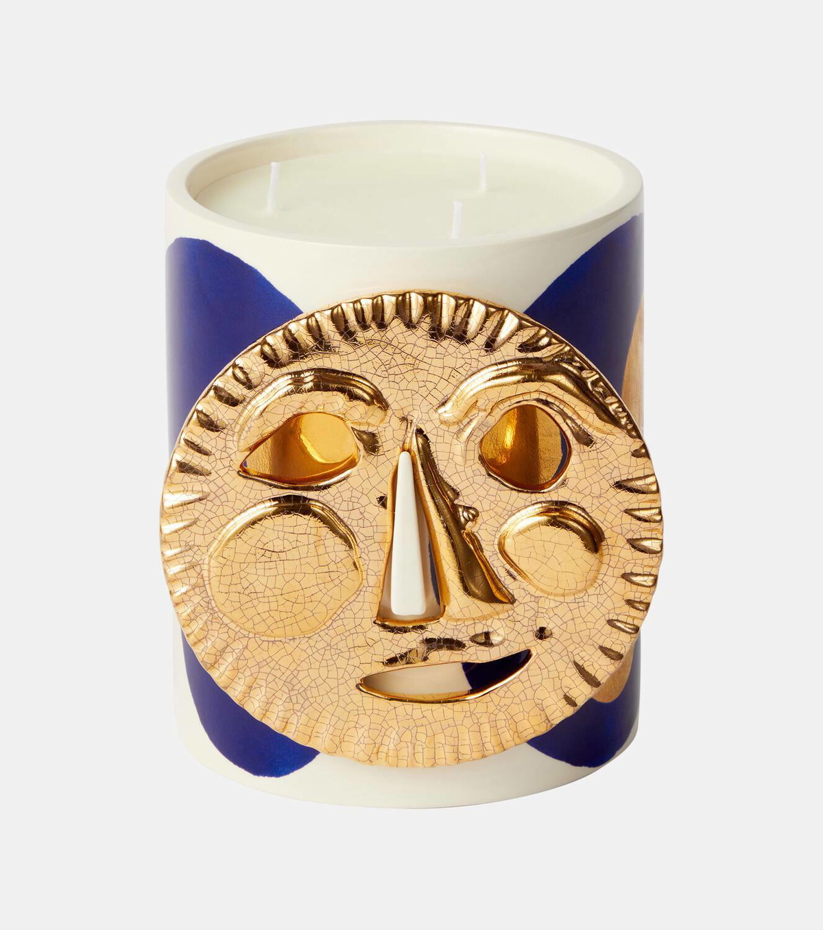L'Objet Mask Veti-Vert candle by Ruan Hoffmann