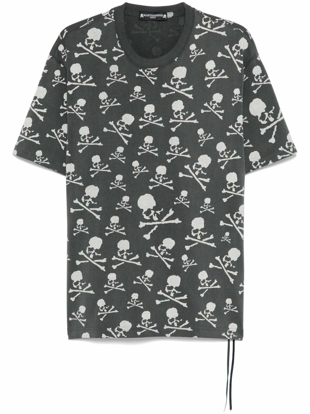 mastermind WORLD Black Distressed Logo T-Shirt MASTERMIND WORLD