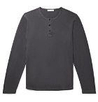 Alex Mill - Cotton-Jersey Henley T-Shirt - Charcoal