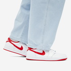 Air Jordan 1 Low OG Sneakers in University Red/White