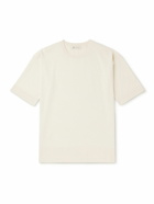 Piacenza Cashmere - Silk and Cotton-Blend T-Shirt - Neutrals