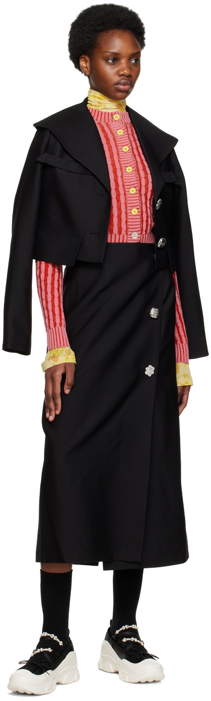 MINJUKIM Black Bojagi Jacket