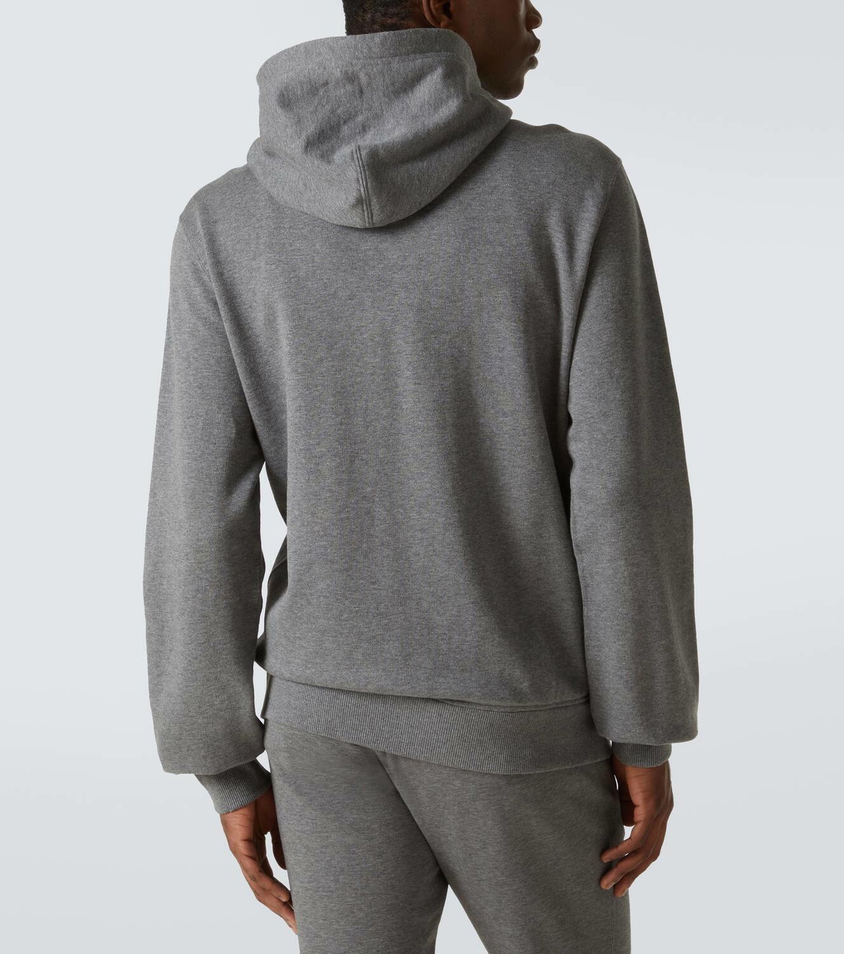 Dolce&Gabbana Logo cotton jersey zip-up hoodie