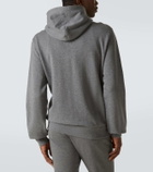 Dolce&Gabbana Logo cotton jersey zip-up hoodie