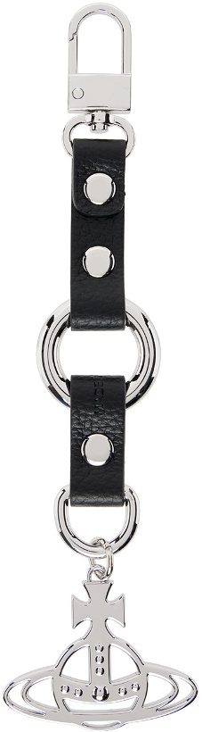 Photo: Vivienne Westwood Black Faux-Leather Keychain