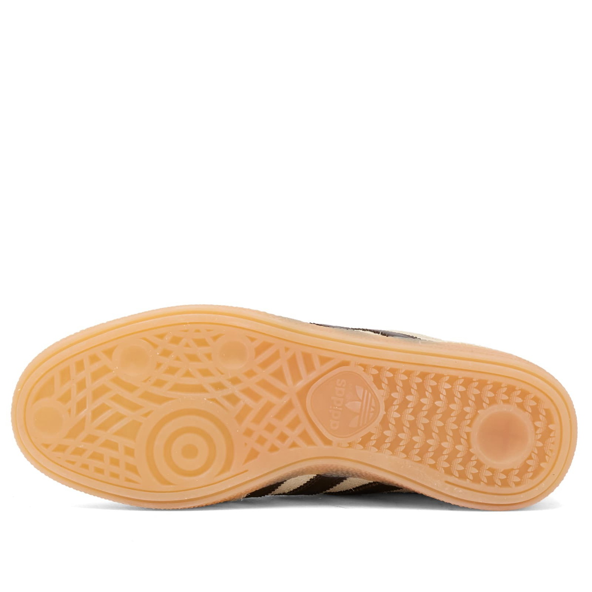 Adidas Women's Handball Spezial Sneaker in Warm Vanilla/Aurora Coffee/Gold Met.