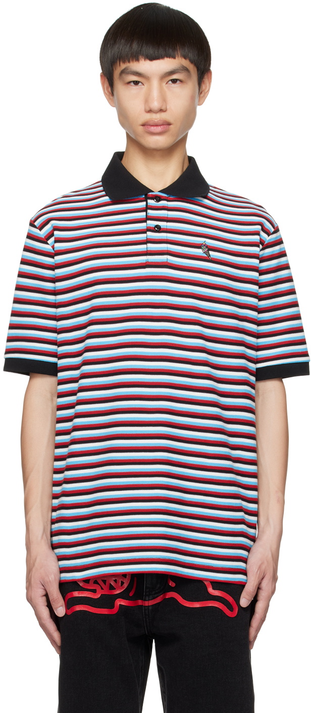 Blue Striped Polo