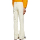 ERL Off-White Corduroy Trousers