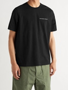 POP TRADING COMPANY - Logo-Print Cotton-Jersey T-Shirt - Black