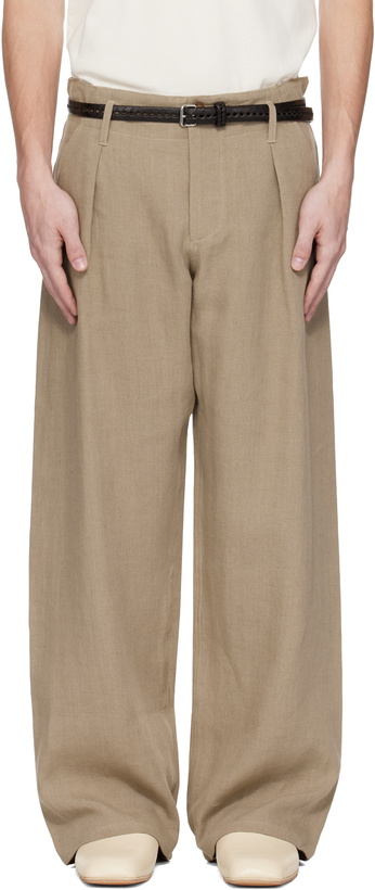 Photo: OUR LEGACY WORK SHOP Emporio Armani Beige Carico Trousers