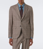 Rubinacci Checked virgin wool blazer