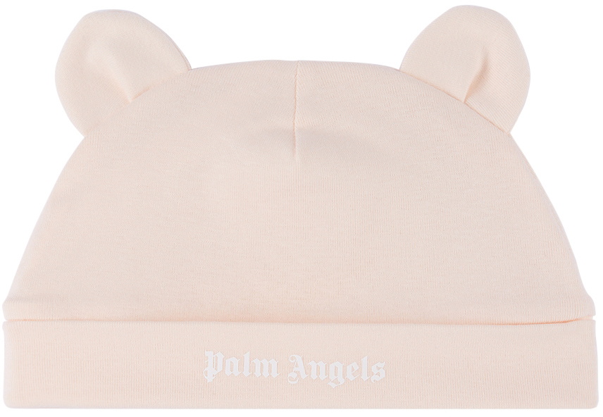 Palm Angels Off-White Classic Logo Maxi Beanie Palm Angels