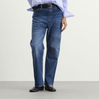 Studio Nicholson Women's Denjo Wide Leg Jeans in Worn Wash Indigo
