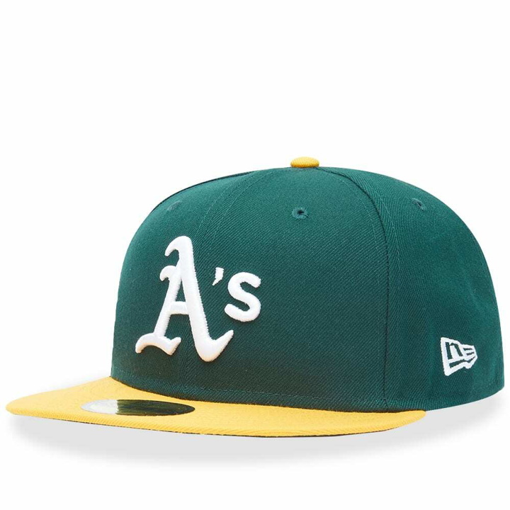Photo: New Era Oakland Athletics 59Fifty Fitted Cap in Green