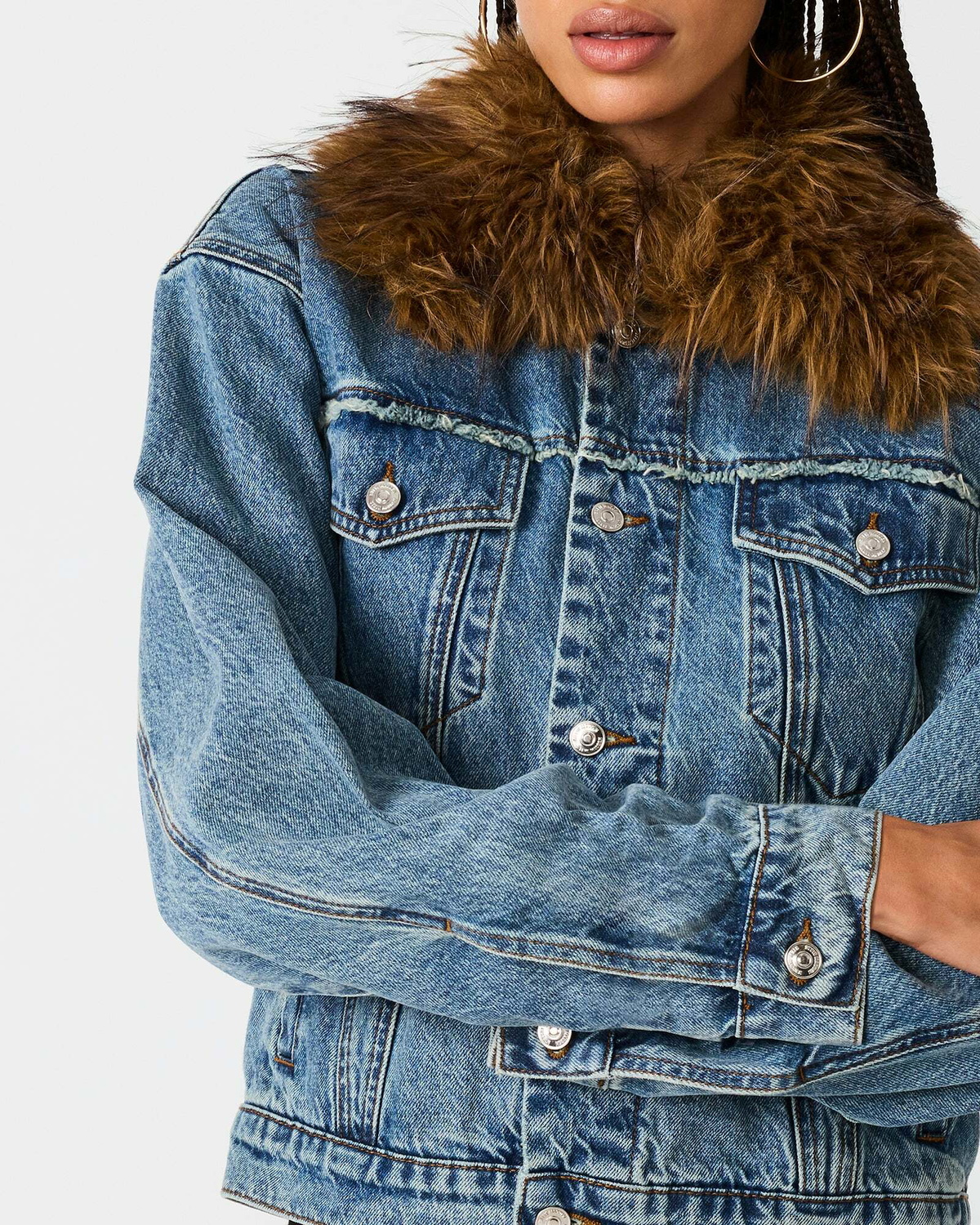 Steve Madden Smarky Jacket in Denim