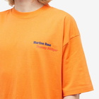 Tommy Jeans X Martine Rose Oversized T-Shirt in Mandarin Orange