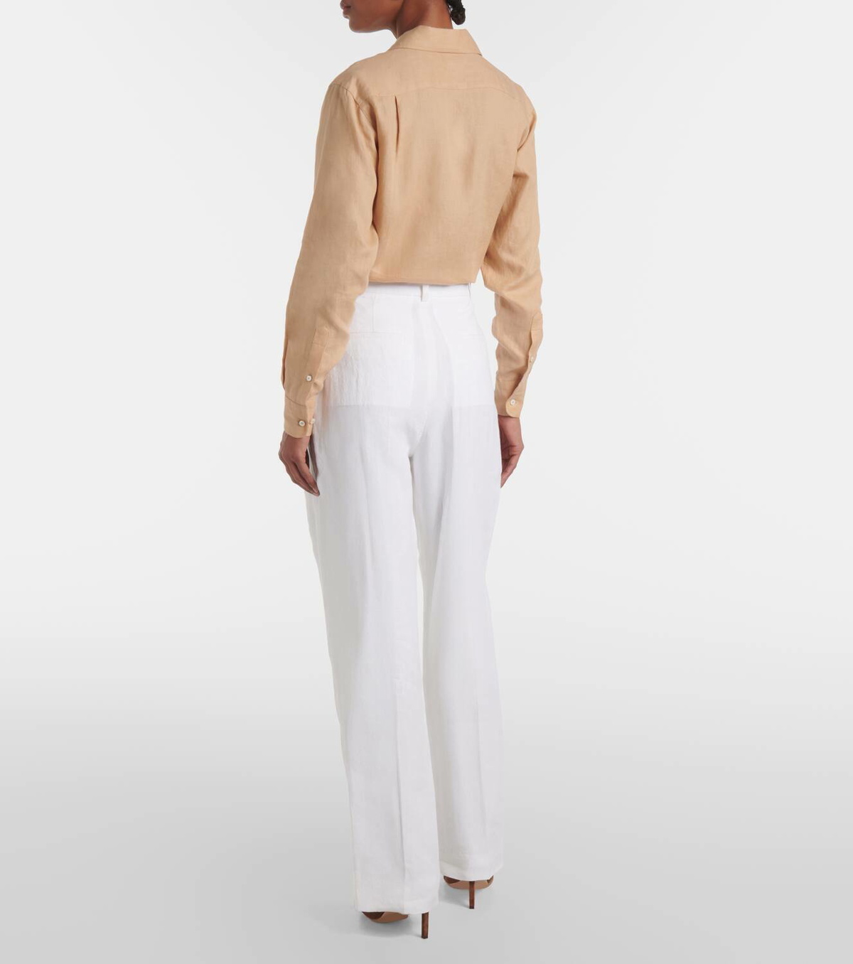 Tove Gabrielle linen wide-leg pants