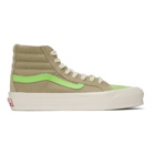 Vans Green Suede OG 138 LX High-Top Sneakers