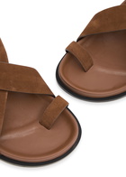 A.emery Jalen Suede Sandals Tan