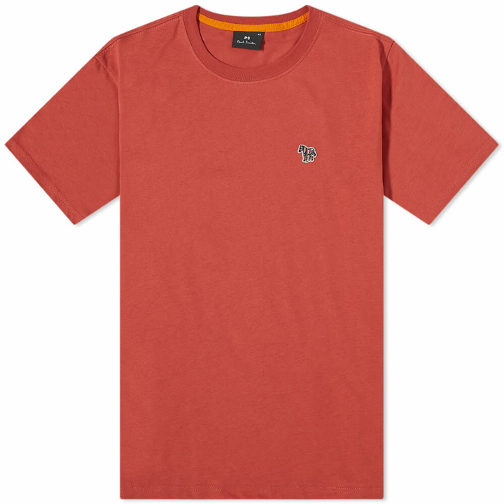 Photo: Paul Smith Men's Zebra Logo T-Shirt in Red