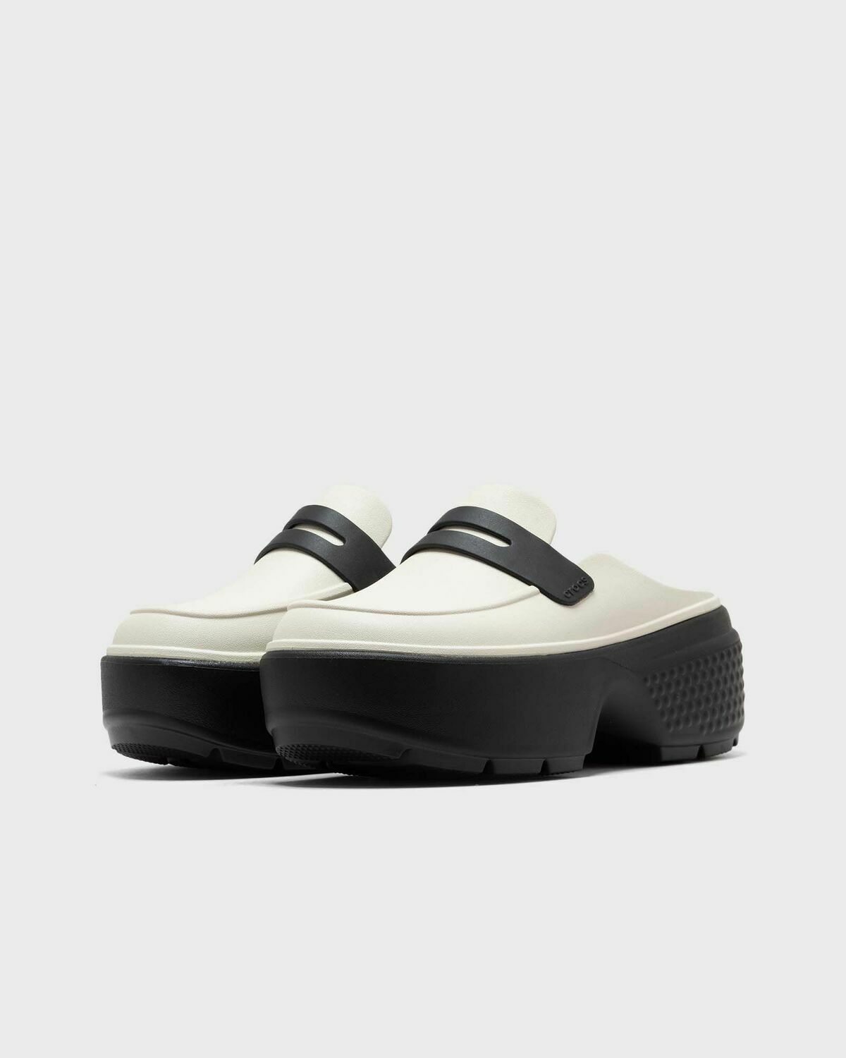 [CROCS] サンダル 厚底 STOMP LOAFER ホワイトブラック Crocs Stomp Loafer Black/White Sandals & Slides Crocs