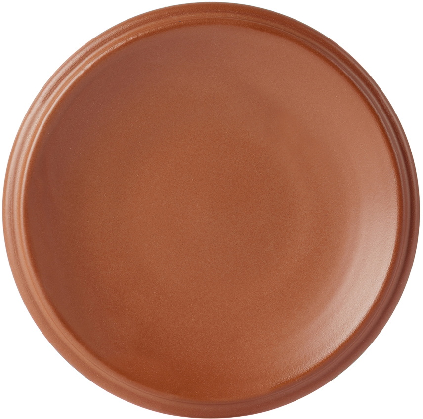 BKLYN CLAY Brown Saturn Dinnerwear Cereal Bowl & Eggo Plate Set