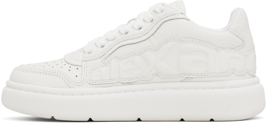 Alexander Wang White Puff Pebble Leather Sneakers Alexander Wang