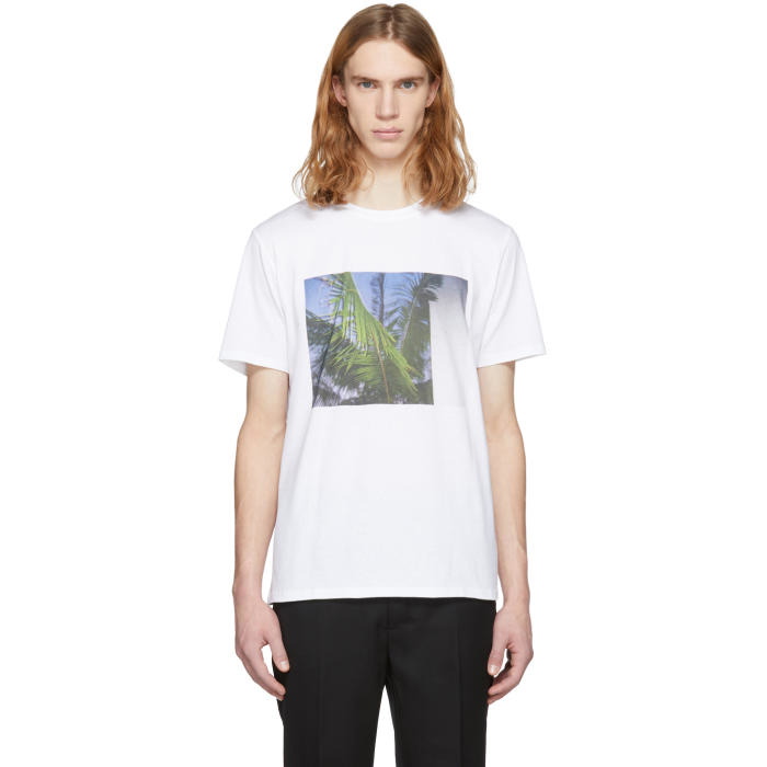 Photo: A.P.C. White Palm Tree T-Shirt