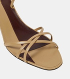 The Row Harlow 35 leather slingback sandals