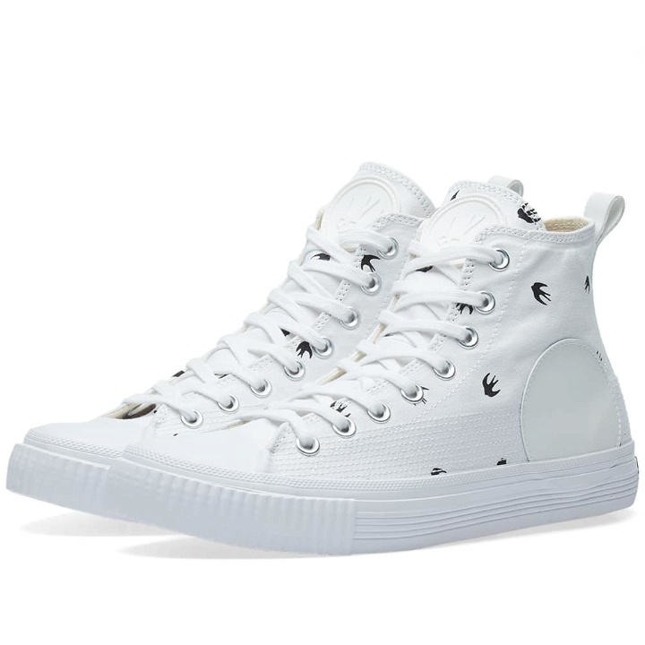 Photo: McQ by Alexander McQueen Swallow High Plimsoll White