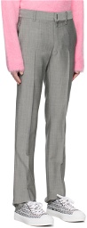 Givenchy Gray Zip Trousers