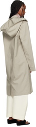 Rier Green Cotton Bonded Coat