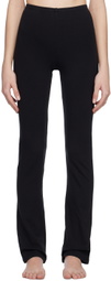 SKIMS Black Outdoor Basics Split Hem Leggings