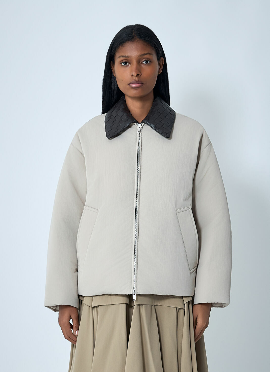 Bottega Veneta Tech Nylon Puffer Jacket