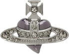 Vivienne Westwood Diamante Heart Single Stud Earring