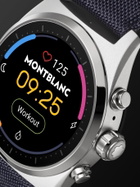 MONTBLANC - Summit Lite 43mm Aluminium and Nylon Smart Watch, Ref. No. 128411