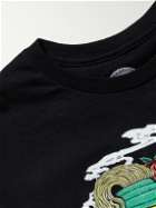 PARADISE - Guns N Paradise Printed Cotton-Jersey T-Shirt - Black