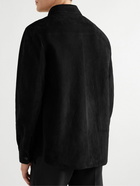 Zegna - Suede Shirt - Black