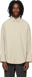 AGOLDE Beige Roy Shirt