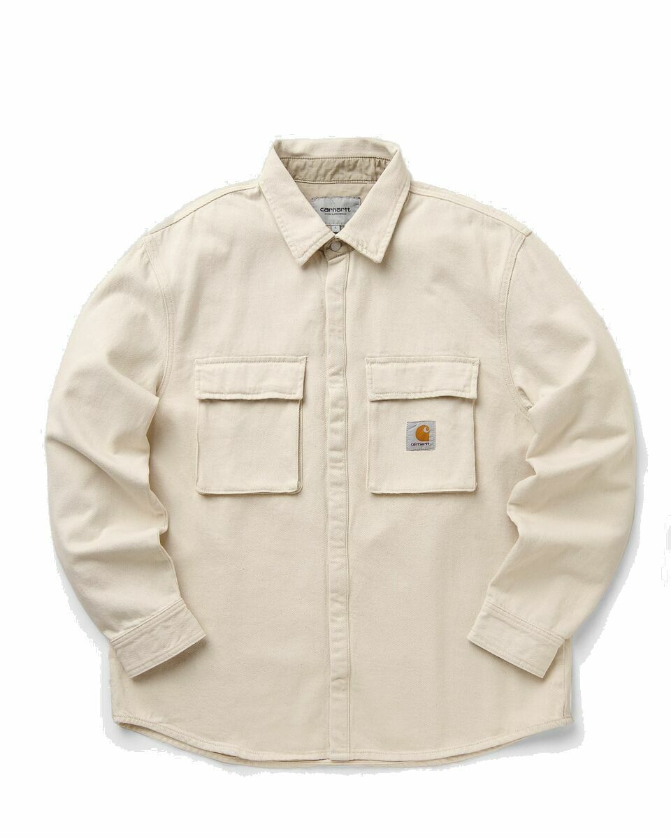 Photo: Carhartt Wip Monterey Shirt Jacket Beige - Mens - Overshirts