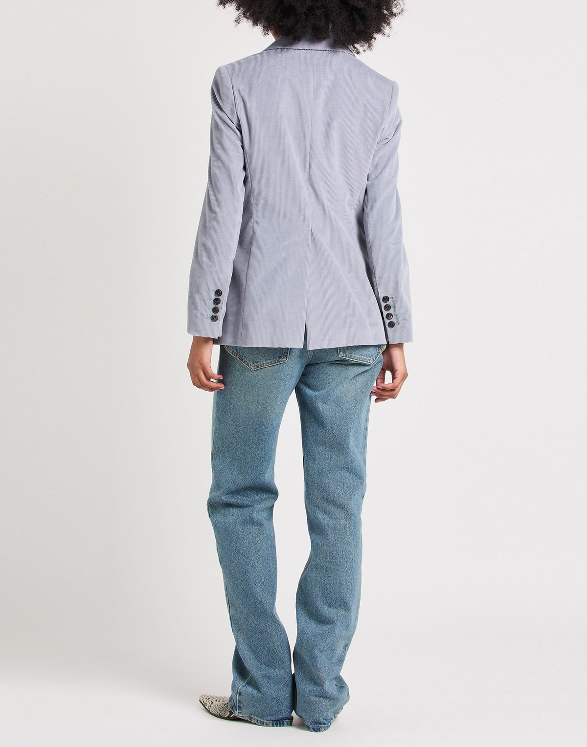 Eleventy Womens Blazer Slate in Blue
