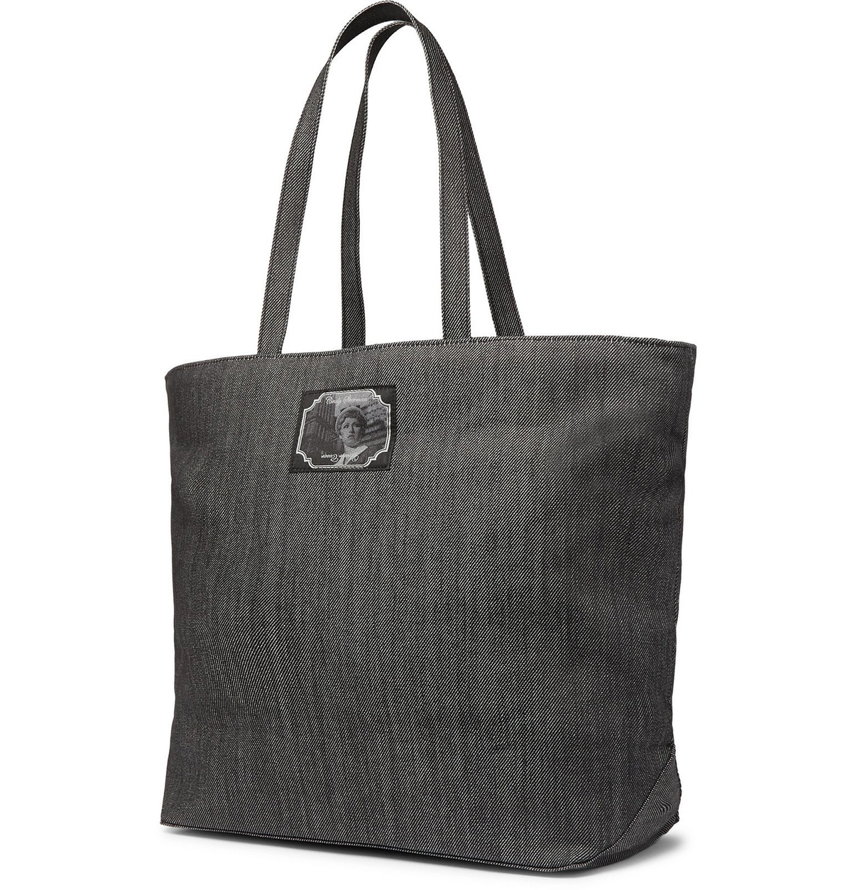 Undercover - Printed Denim Tote Bag - Black Undercover
