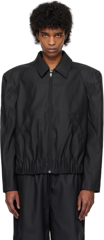 Photo: Han Kjobenhavn Black Rubber Pilot Jacket