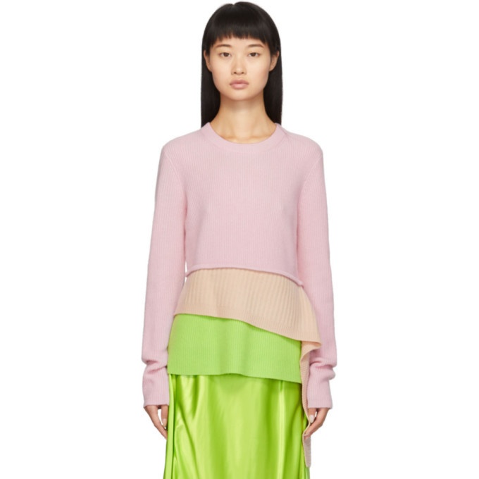 Photo: Sies Marjan Pink and Green Sae Tiered Sweater