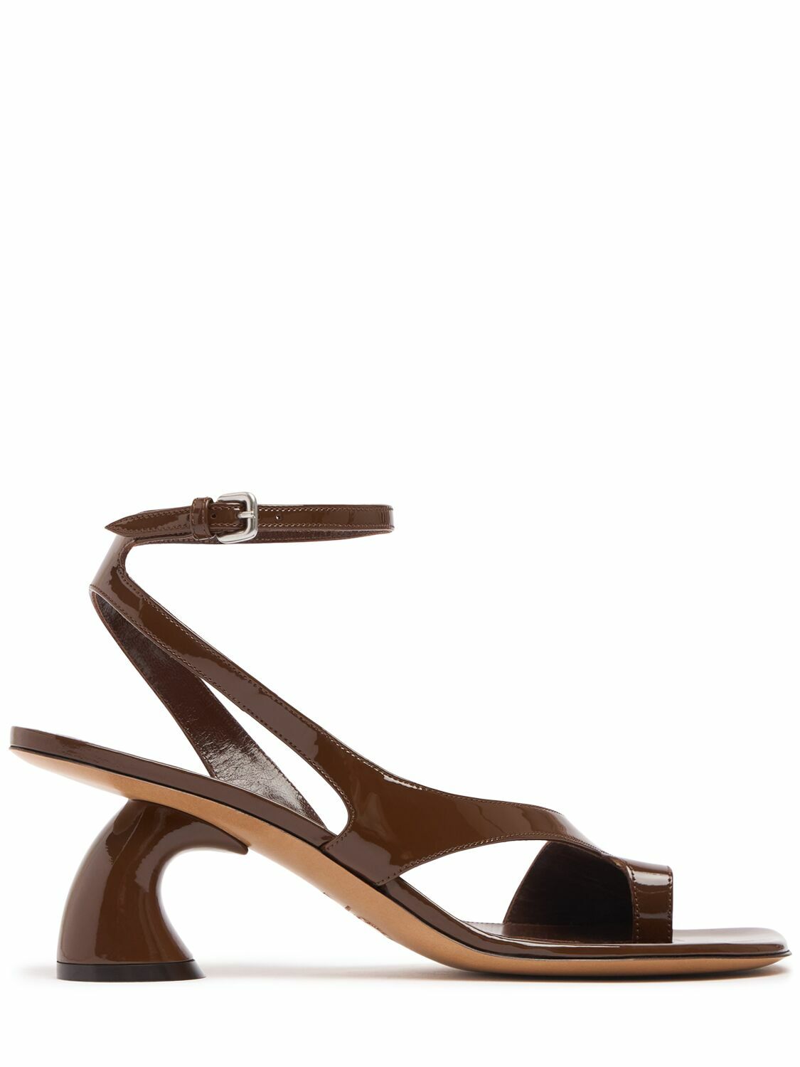 Dries Van Noten Asymmetric Virgo 95 leather pumps Dries Van
