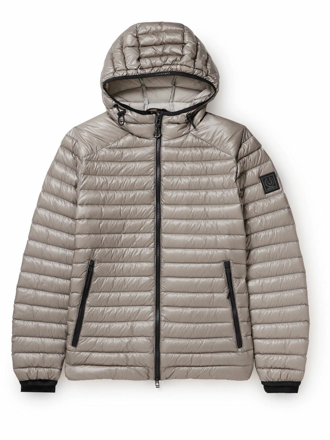 Photo: Belstaff - Airspeed Quilted Ripstop Hooded Down Jacket - Gray